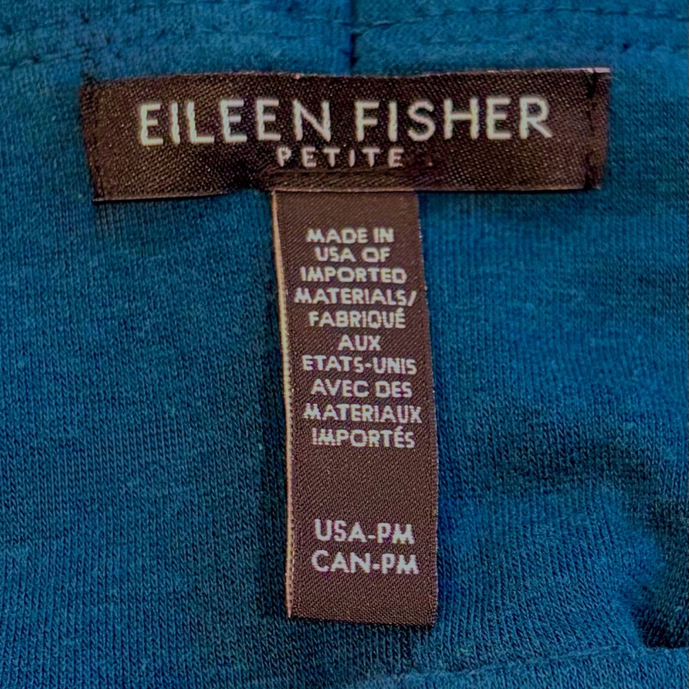 Eileen Fisher Brushed Terry Set - Petite S & M - Picture 6 of 10